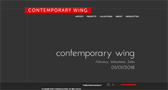 Desktop Screenshot of contemporarywing.com